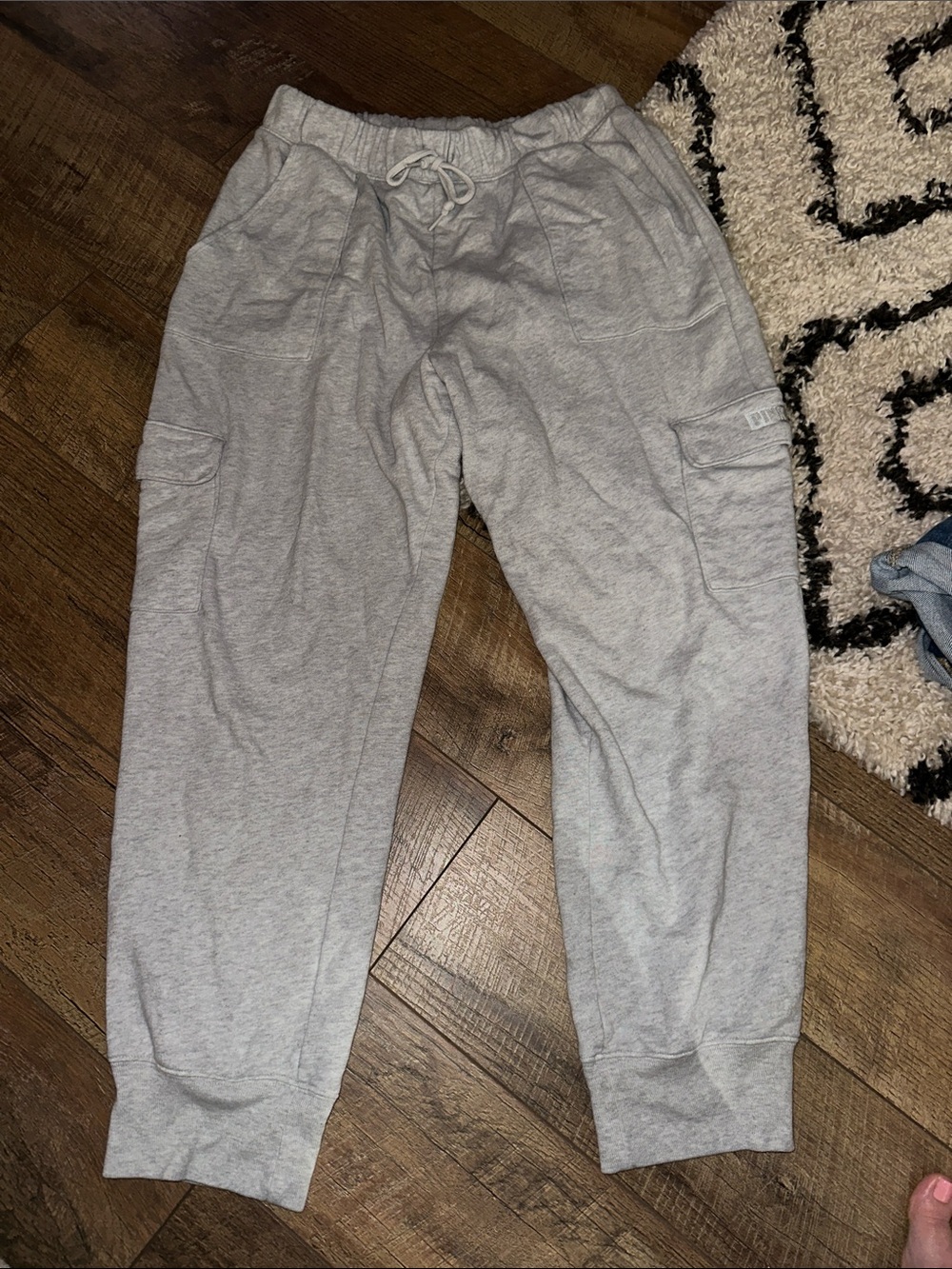 Pink Cargo Sweatpants - Lightweight Casual Joggers